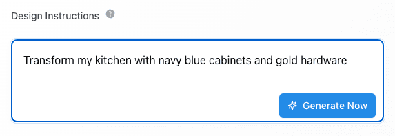 Cabinet style selection interface