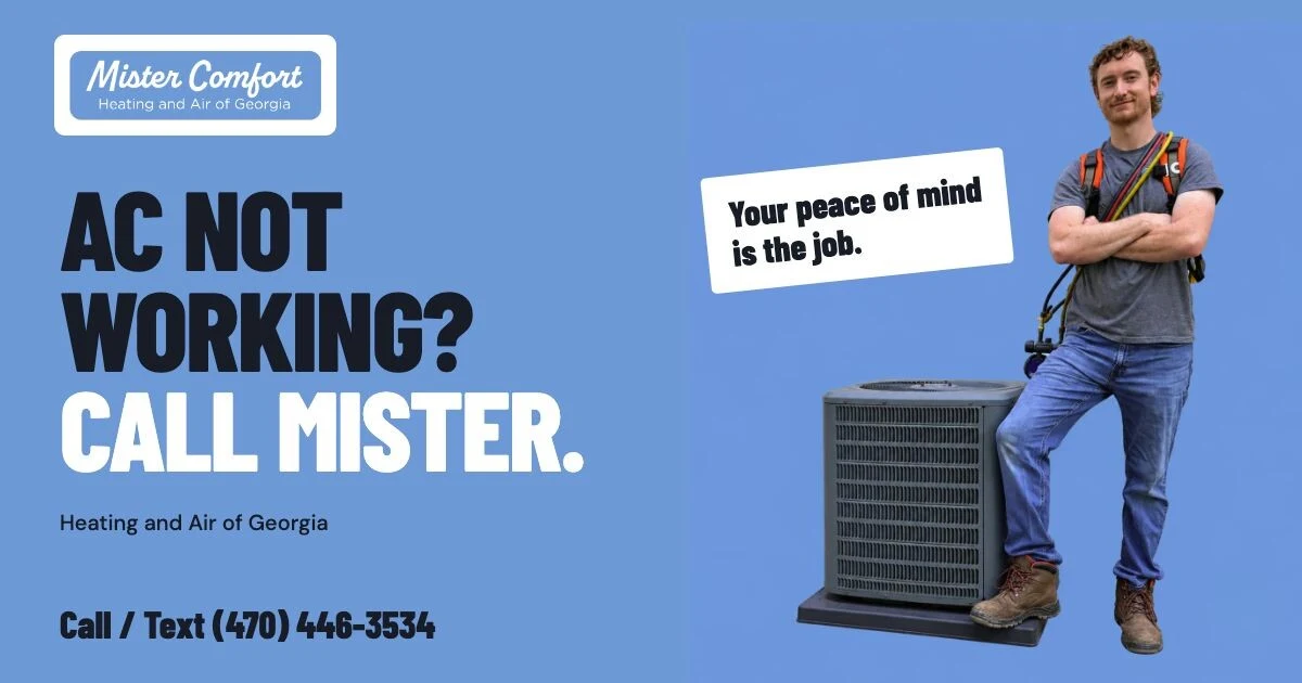 Matching Mister Comfort website preview designed by RenoLens