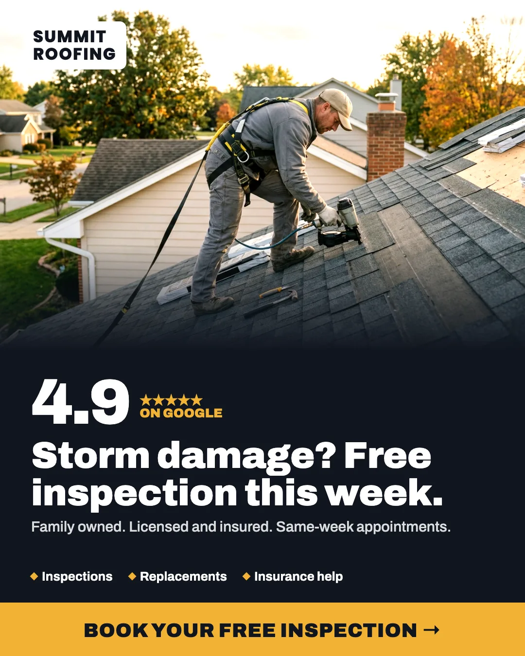 Concept ad for a sample home services business